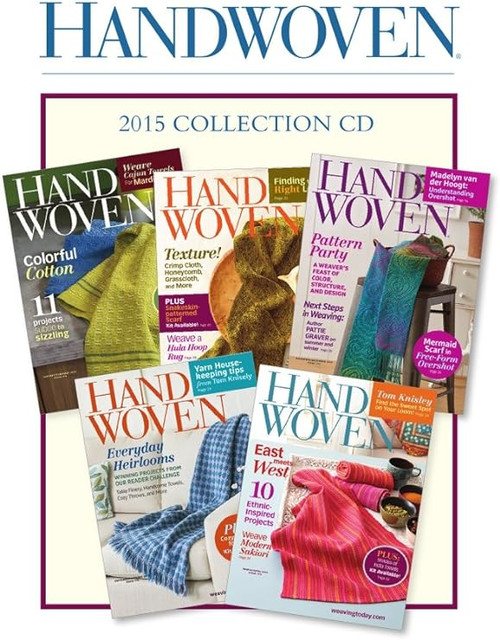 Handwoven Magazine 2015 Collection CD 5 Issues