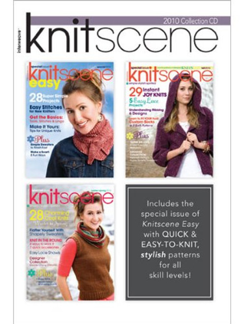 Knitscene Magazine 2010 Collection CD 3 Issues 9781596689954