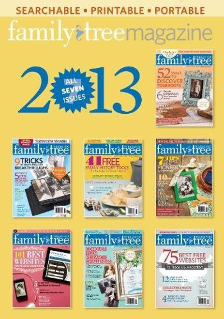 Family Tree Magazine 2013 Annual CD - 7 Issues
