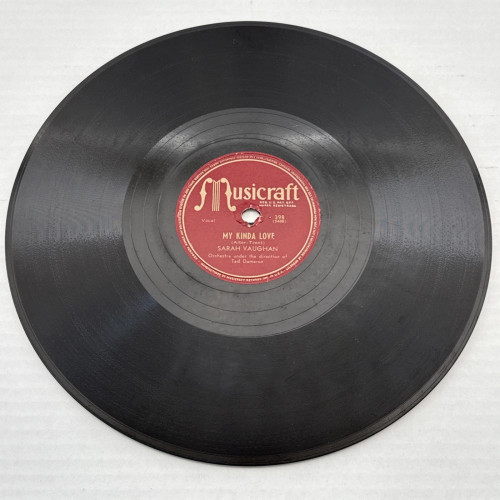 Sarah Vaughan – I Could Make You Love Me / My Kinda Love - 78 RPM Musicraft 398