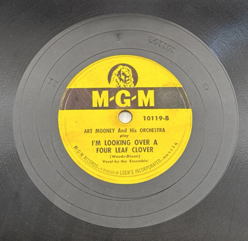 Art Mooney – The Big Brass Band From Brazil / I'm Looking Over A Four Leaf Clover 78 RPM - MGM 10119