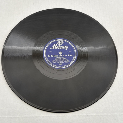 Frankie Laine – On The Sunny Side Of The Street - 78 RPM Mercury A22