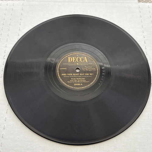 Russ Morgan And His Orchestra – Does Your Heart Beat For Me? / So Long - 78 RPM