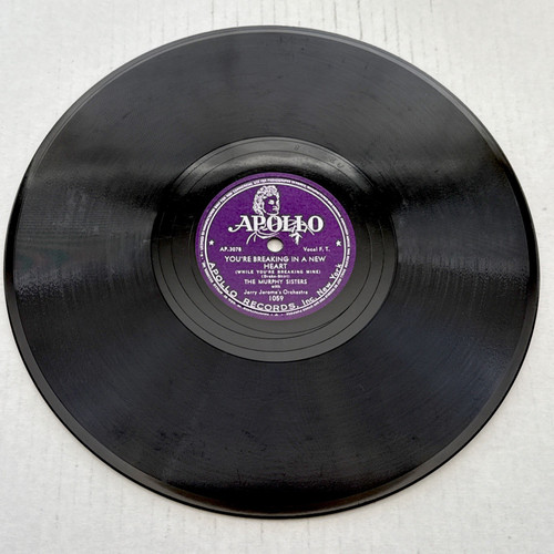 The Murphy Sisters – Mahzel / You're Breaking In A New Heart- 78 RPM Apollo 1059