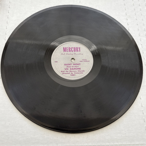 Vic Damone – Silent Night / Ave Maria - 78 RPM - Mercury – 15001