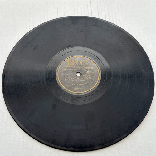 Judy Canova – Good Night Soldier / A Tiny Little Voice 78 RPM Decca 23400