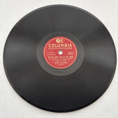 Benny Goodman - 78 RPM -  All I Need Is You / On the Sunny Side of the Street