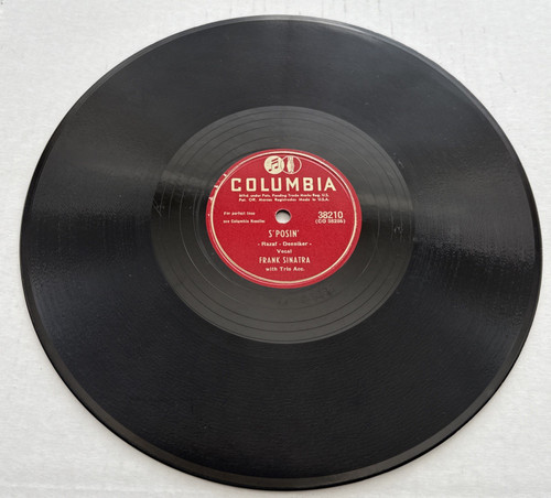 Frank Sinatra – Nature Boy / S'posin' - 78 RPM Columbia 38210