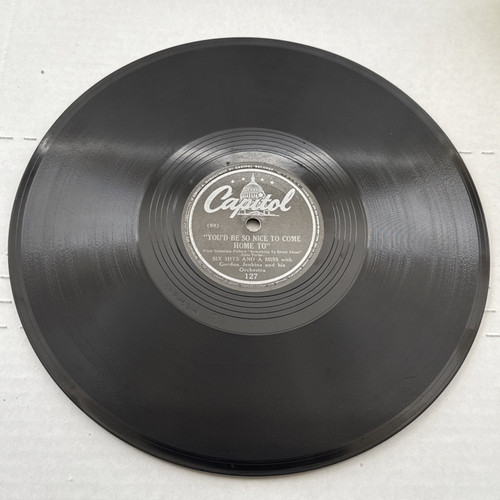 Gordon Jenkins & Orchestra – You'd Be So Nice To Come Home To 78 RPM Capitol 127