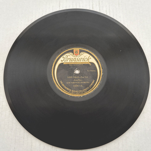 Gene Rodemich's Orchestra – Love Tales / Bebe 78 RPM Brunswick 2454