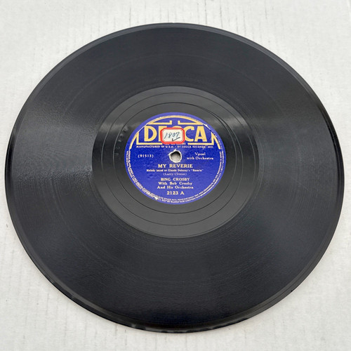 Bing Crosby – My Reverie / Old Folks - 78 RPM Decca 2123 Bing Crosby – My Reverie / Old Folks - 78 RPM Decca 2123