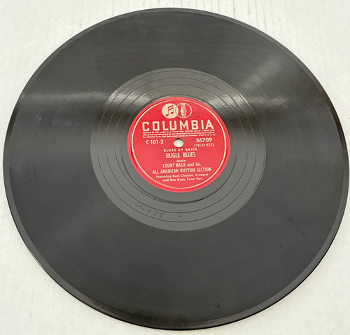 Count Basie - Sugar Blues / Bugle Blues - 78 RPM Columbia 36709
