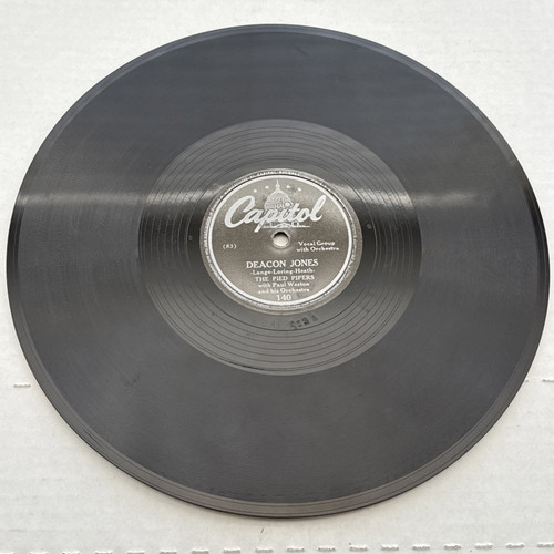 The Pied Pipers - Pistol Packin' Mama / Deacon Jones - 78 RPM - Capitol 140