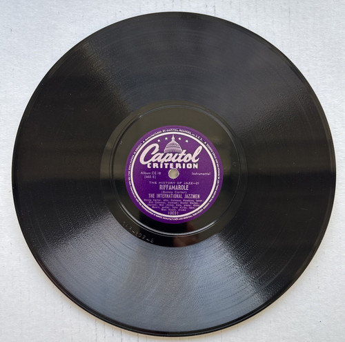 The International Jazzmen–If I Could Be With You - Riffamarole 78 RPM Capitol