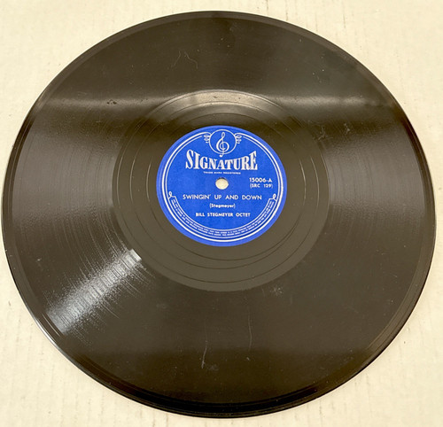 Bill Stegmeyer Octet – Swingin' Up and Down / Bosco and His Doghouse 78 RPM