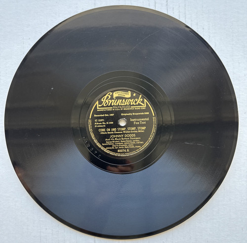 Johnny Dodds Come On And Stomp, Stomp, Stomp After You've Gone 78 RPM Brunswick