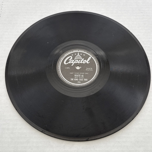 The King Cole Trio 78 RPM Capitol 256 (Get Your Kicks On) Route 66/ Everyone Is