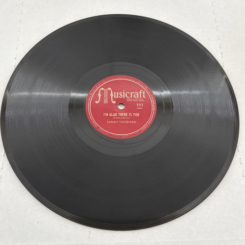 Sarah Vaughan & Ted Dale – Button Up Your Overcoat - 78 RPM Musicraft – 593