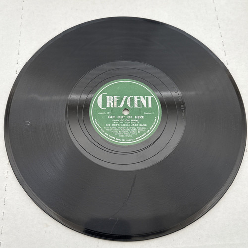 Kid Ory's Creole Jazz Band – Get Out Of Here - 78 RPM - Crescent – Number 2