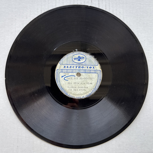 Gordon Jenkins & His Orchestra Bye Bye Blackbird Six Hits & a Miss Electro Vox
