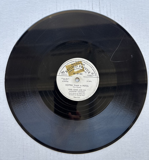 Spike Jones And His Country Cousins – Hot Lips / Hotter Than A Pistol 78 Promo