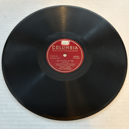 Harry James 78 RPM The Wonder Of You / I’m In Love With Two Sweethearts Columbia