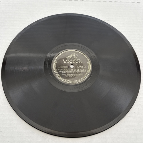Glenn Miller 78 RPM Serenade In Blue / That's Sabotage Victor Big Band Swing