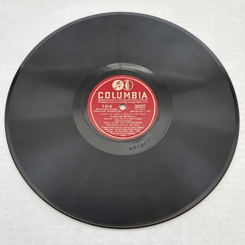 Teddy Wilson Billie Holiday 78 RPM I Must Have That Man  Foolin’ Myself Columbia