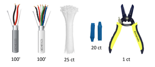 Installation Kit for 1 Door Access System