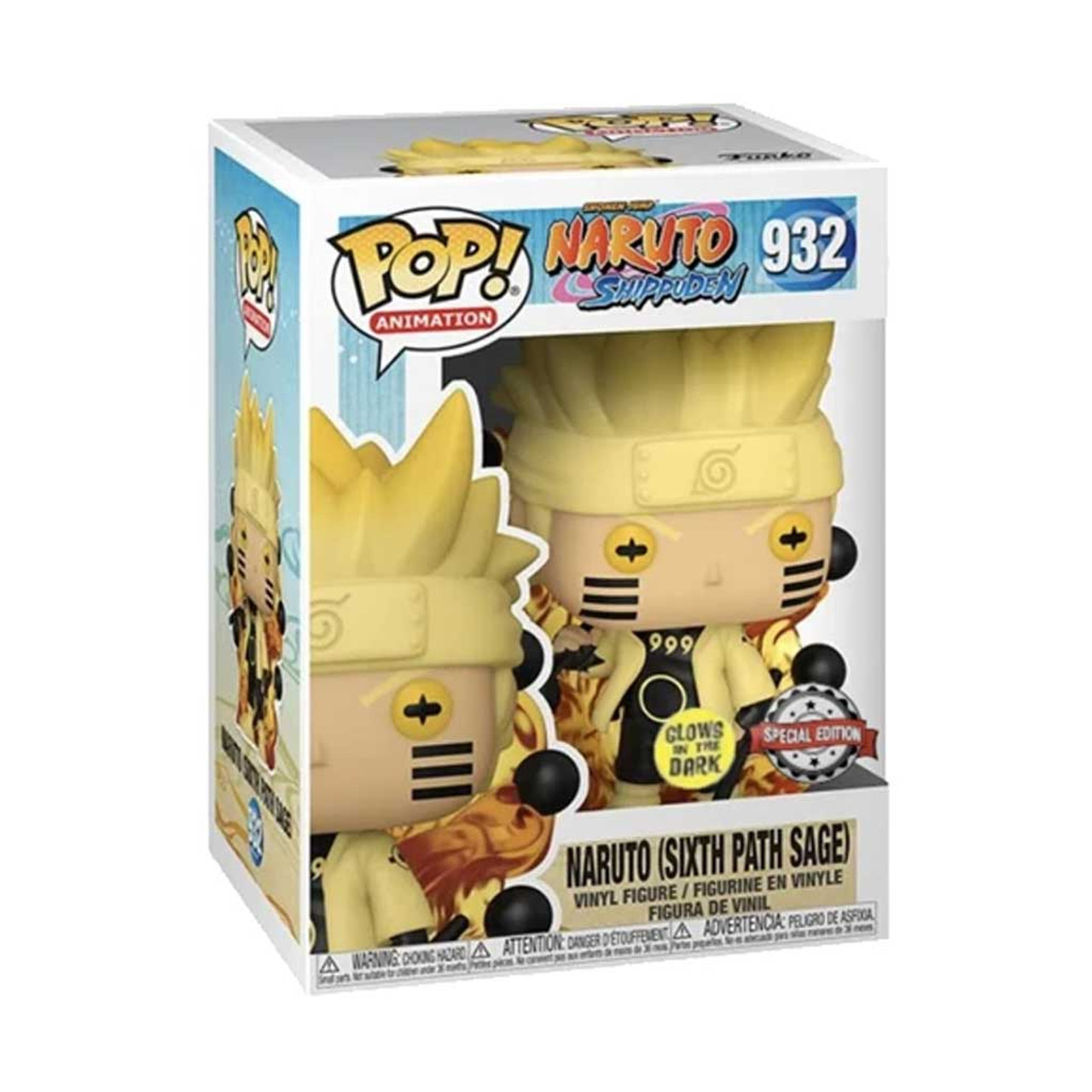 Funko Pop Animation: Naruto Six Path Sage GITD Specialty Series #932