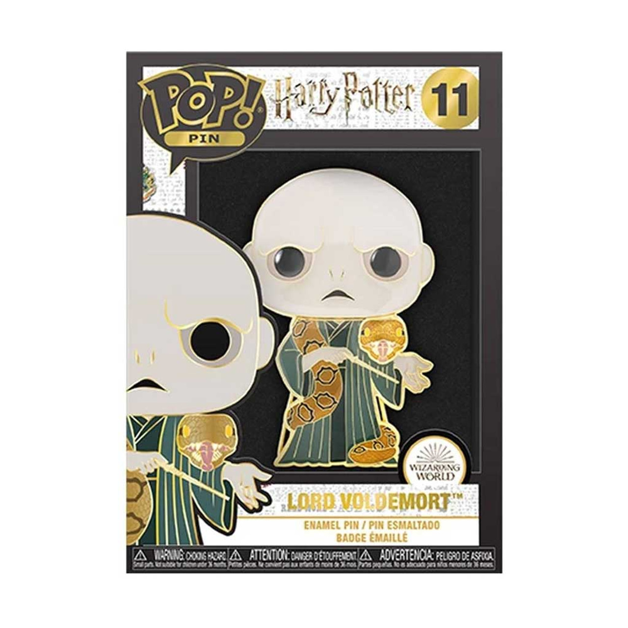 Harry Potter Voldemort with Nagini Large Enamel Pop! Pin #11