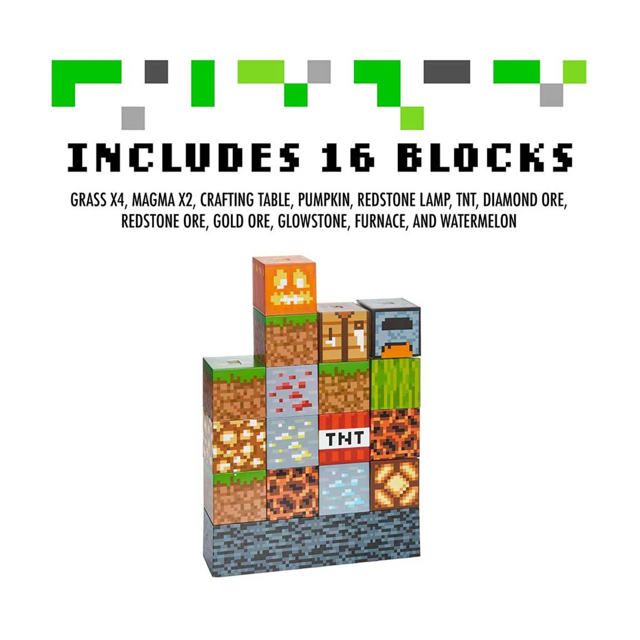 Minecraft Block Building Light: A modular Minecraft-themed mood light.