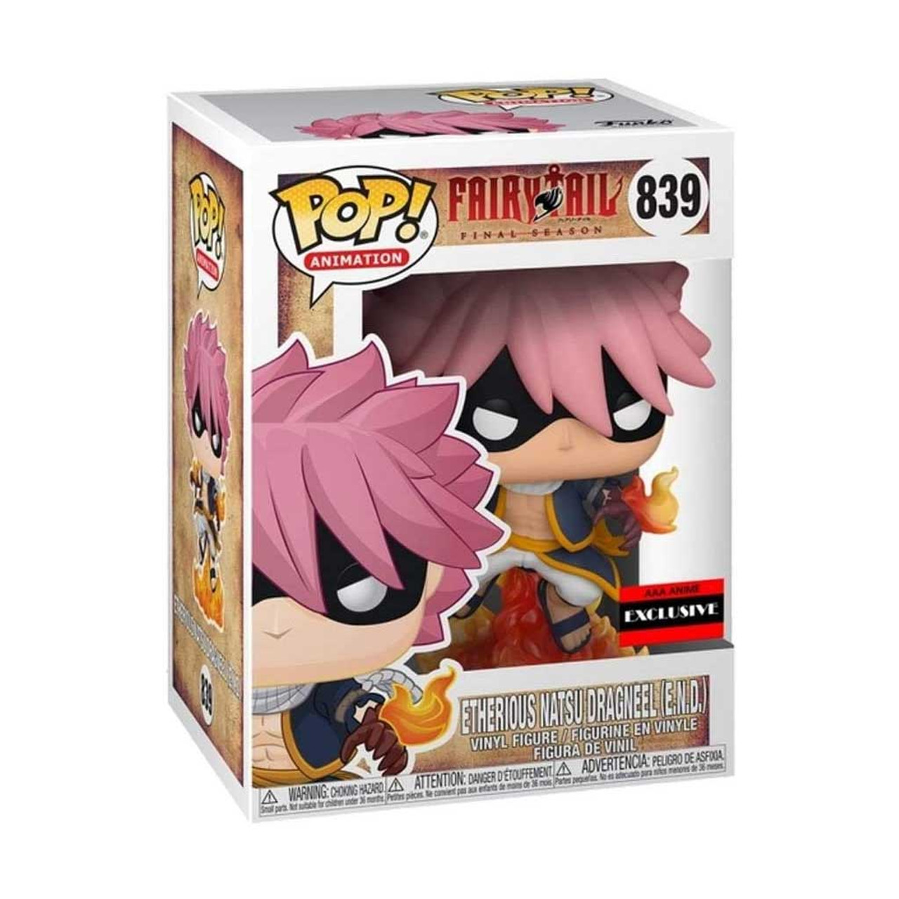 Fairy Tail Etherious Natsu Dragneel END Exclusive Pop! Vinyl Figure #839