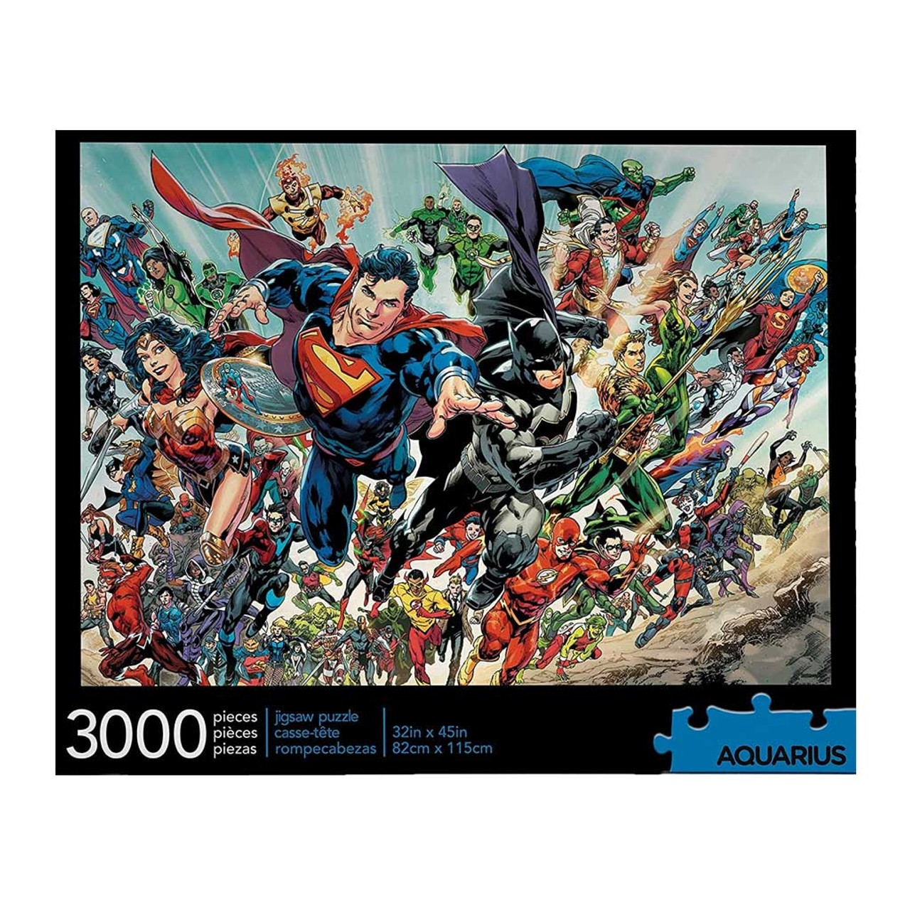 AQUARIUS Marvel Avengers 3000 Pieces Jigsaw Puzzle! 32in X 45” Of  Superheroes!!