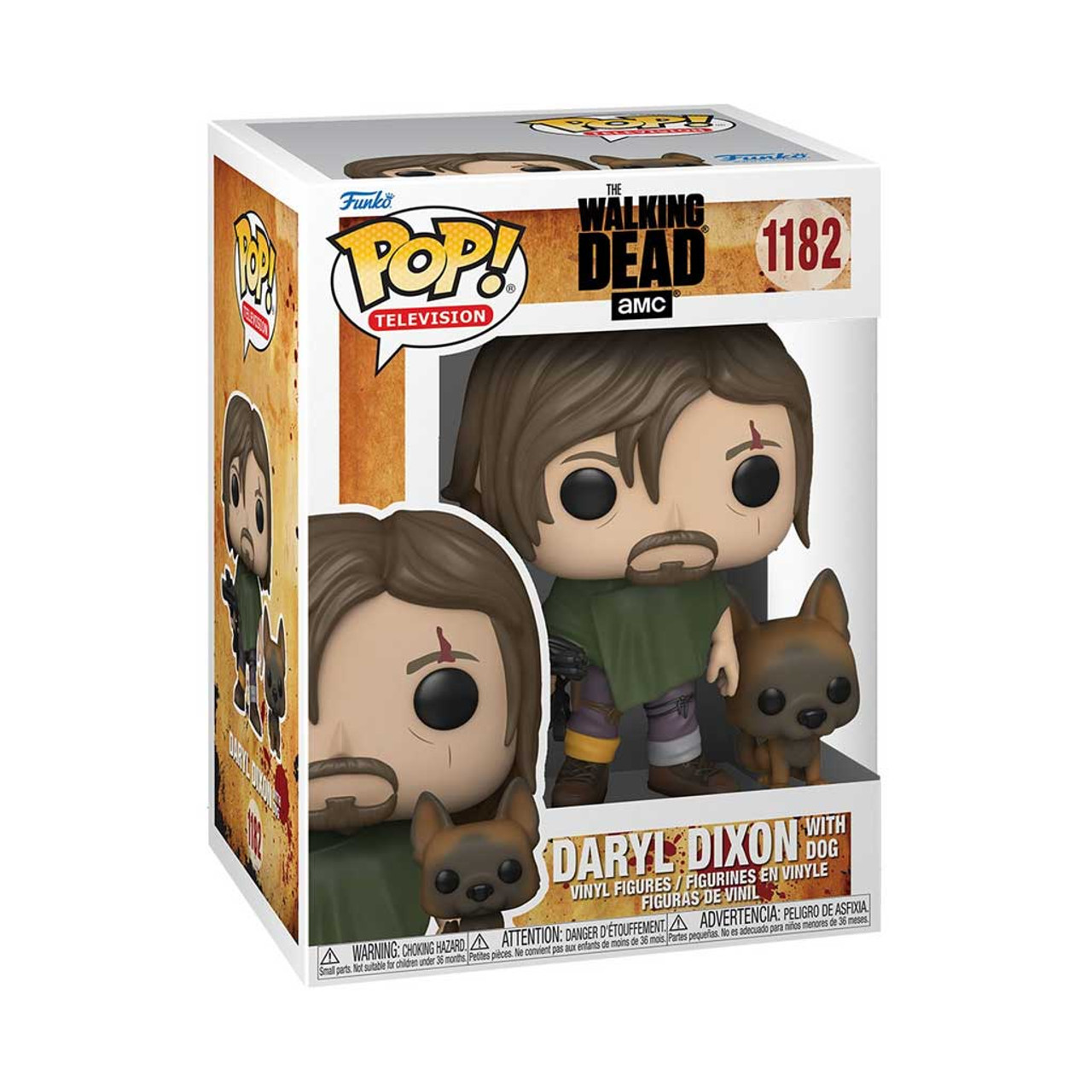 Walking Dead Daryl Dixon with Dog Pop! Vinyl Figure #1182