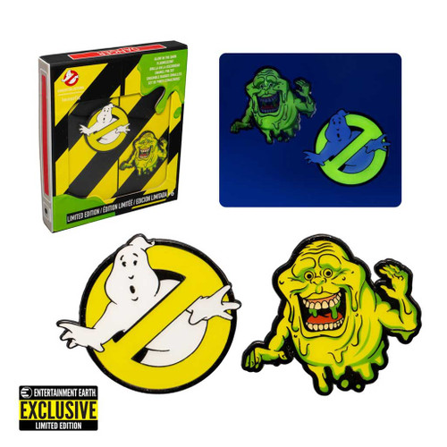 Ghostbusters Glow-in-the-Dark Pin Set of 2 Limited EditionEnamel Pin Set