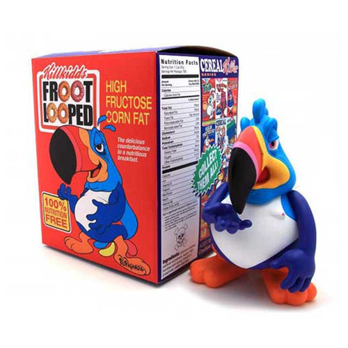 Two Ton Sam Cereal Killer Series Last Fat Breakfast by Ron English Designer Vinyl Figure Two Ton Sam Cereal Killer Series Last Fat Breakfast by Ron English Designer Vinyl Figure