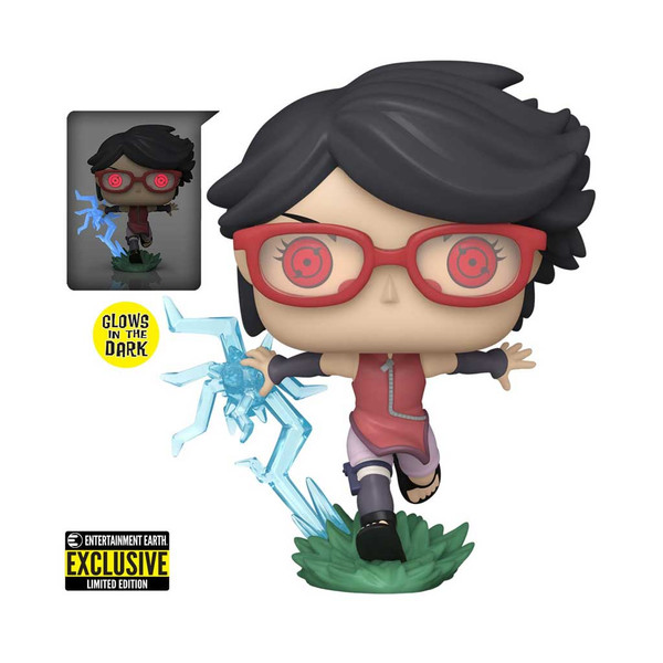 Boruto Sarada with Sharingan Glow-in-the-Dark Exclusive Pop! Vinyl Figure #1358