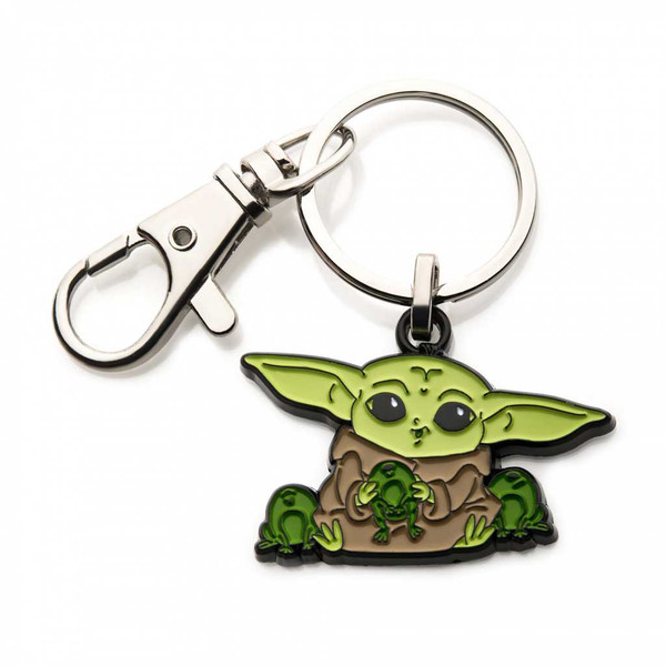 Star Wars The Mandalorian The Child With Frogs Time Keychain