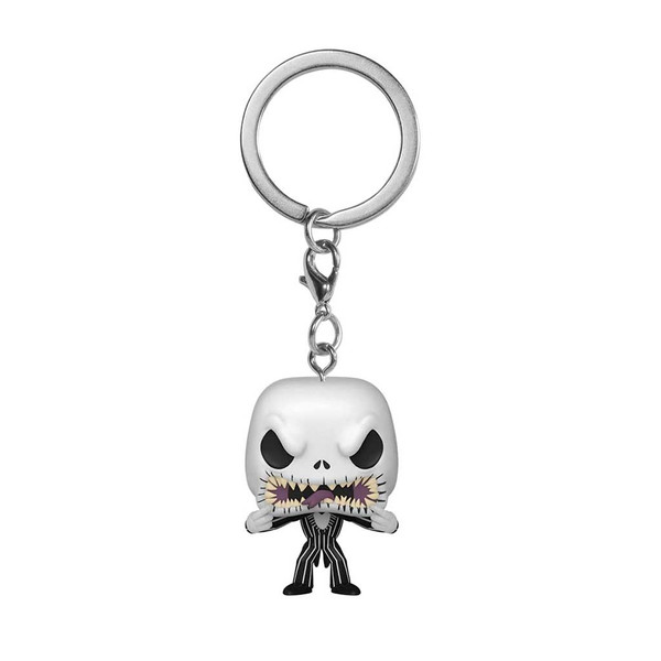 Nightmare Before Christmas Jack Scary Face Pocket Pop! Keychain