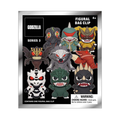 Godzilla Classic Series 3 Blind Bag Foam Figure Keyring