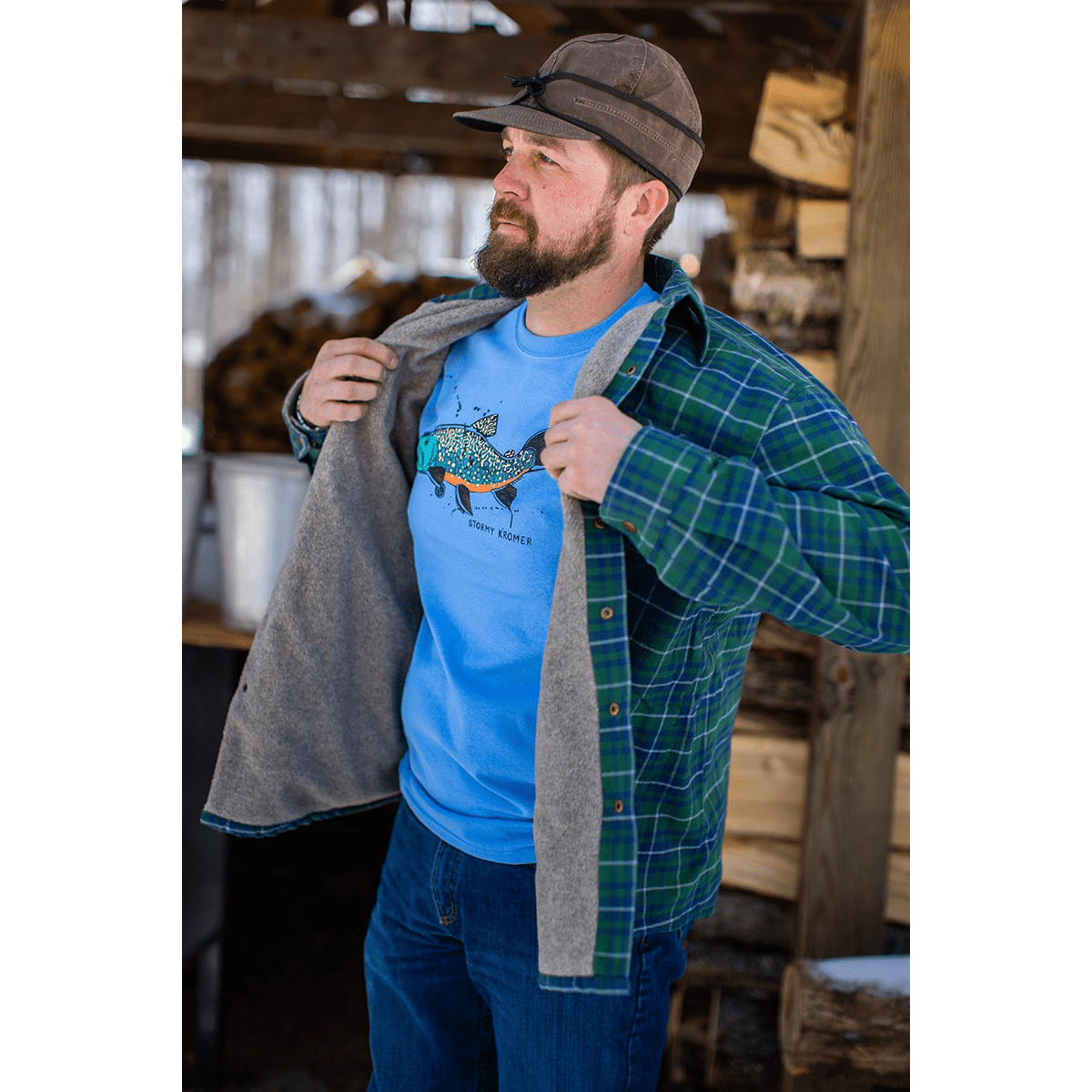 plaid camp shirt
