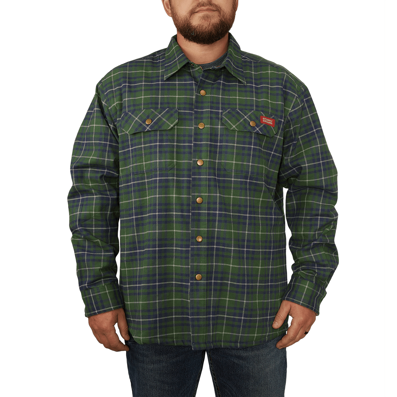 トップス Cornier COLLEGE FLANNEL OVER SHIRTS Big_checked_heavy_flannel_over