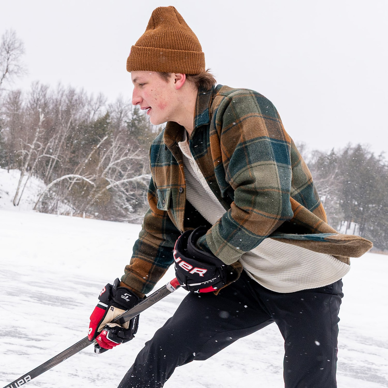 Compass Shirt Jack - Rugged Wool Jacket in Vintage Plaid