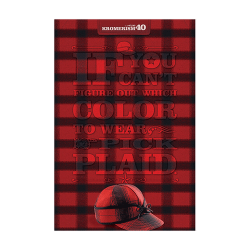 Kromer Poster Pick Plaid