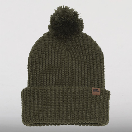 Snowfall Beanie with faux fur pompom.