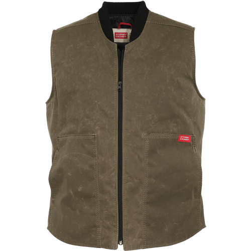 The Crew Vest in Dark Oak