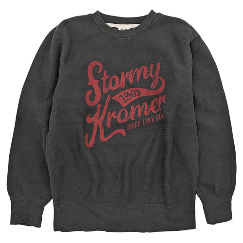 Crewneck Sweatshirt "Stormy Kromer Script" Crewneck Sweatshirt "Stormy Kromer Script"