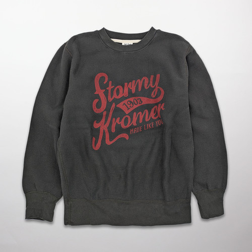 Crewneck Sweatshirt "Stormy Kromer Script"