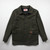 Front view of the Mackinaw Coat: A collared, button-front wool coat with six large pockets on the front.